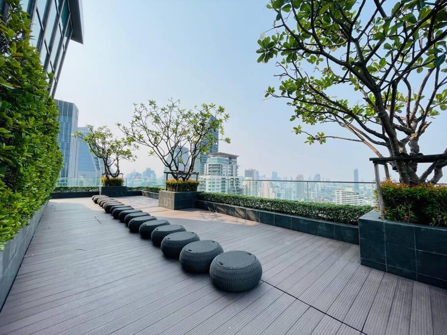 Luxury 1Bed 1Bath 300M Bts Phrom Phong, Emporium Emsphere Emquartier Bangkok Extérieur photo